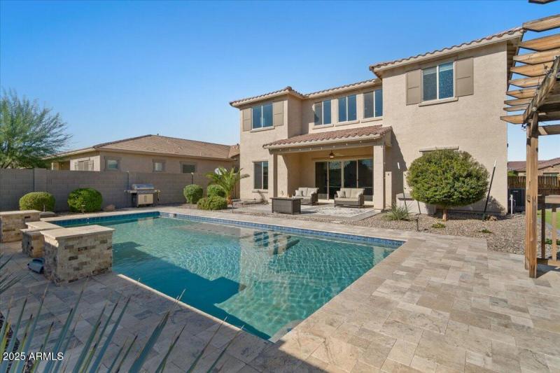 58-Back of home and pool