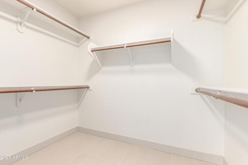 Spacious Master Closet