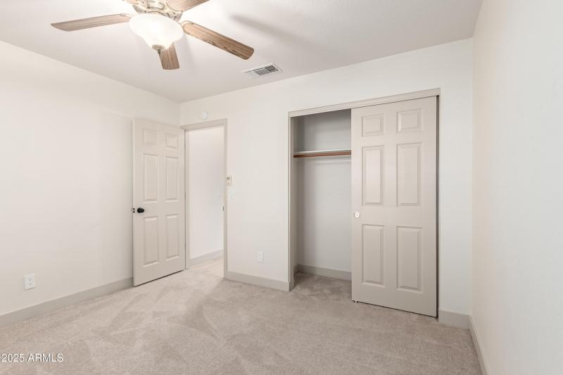 Second Bedroom with new designer paint