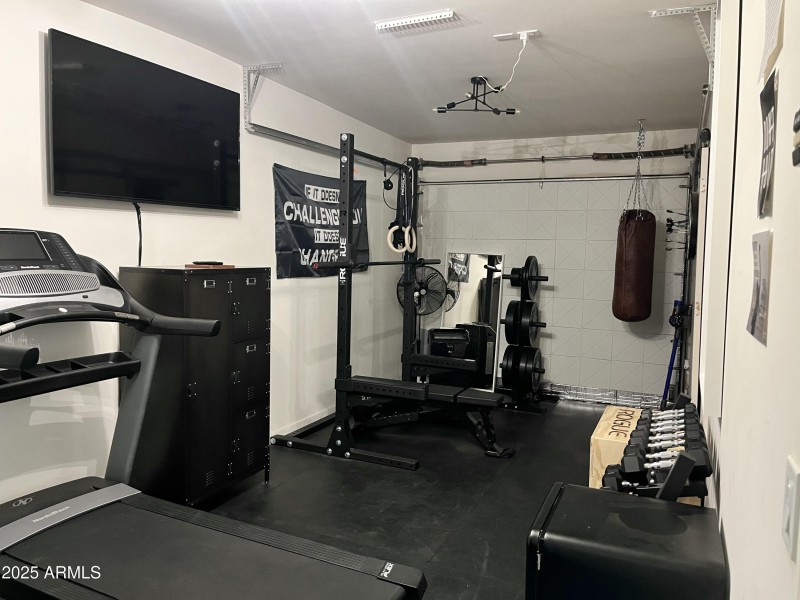 1ST FLOOR GARAGE - CONVERTED INTO GYM