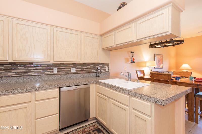 Plenty of kitchen cabinet space