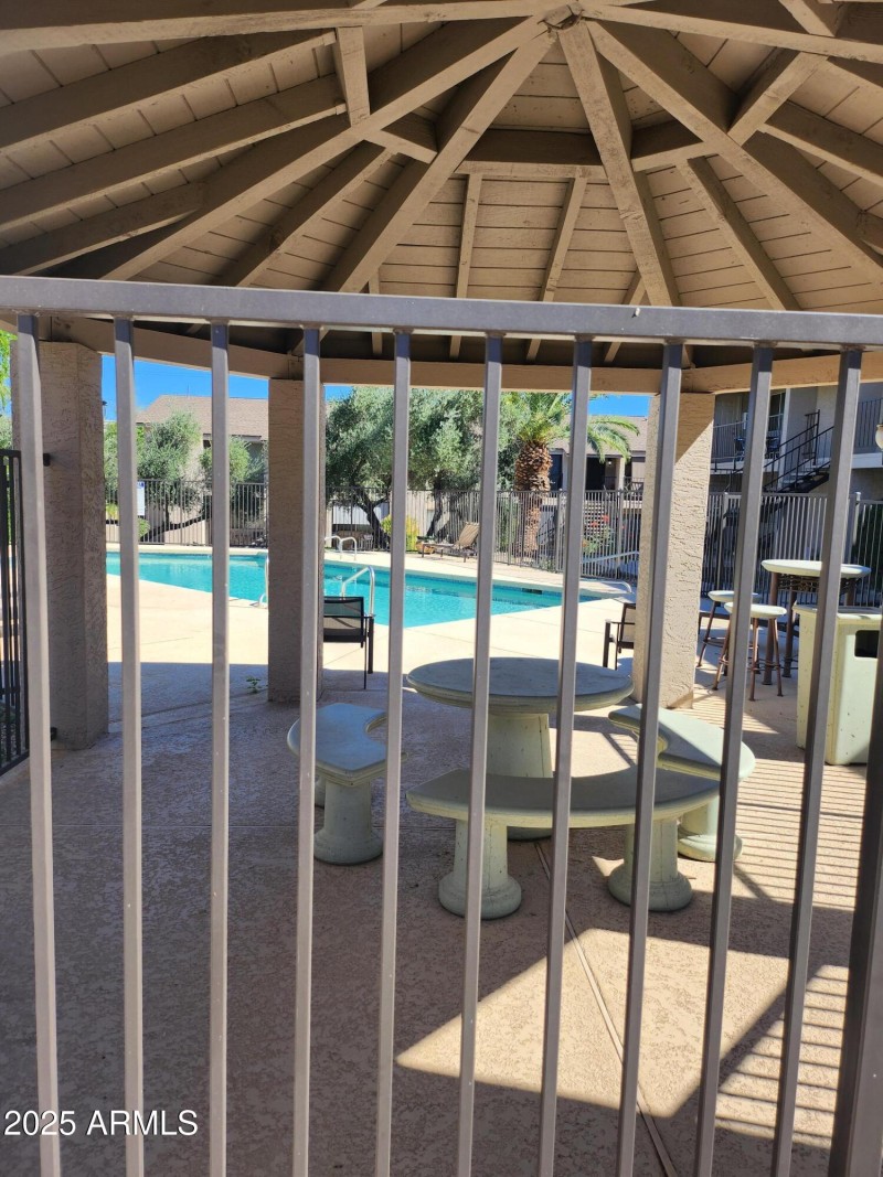 Shamrock Cabana and pool