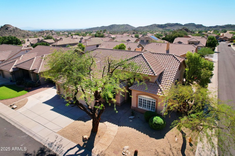 Aerial Front Corner View