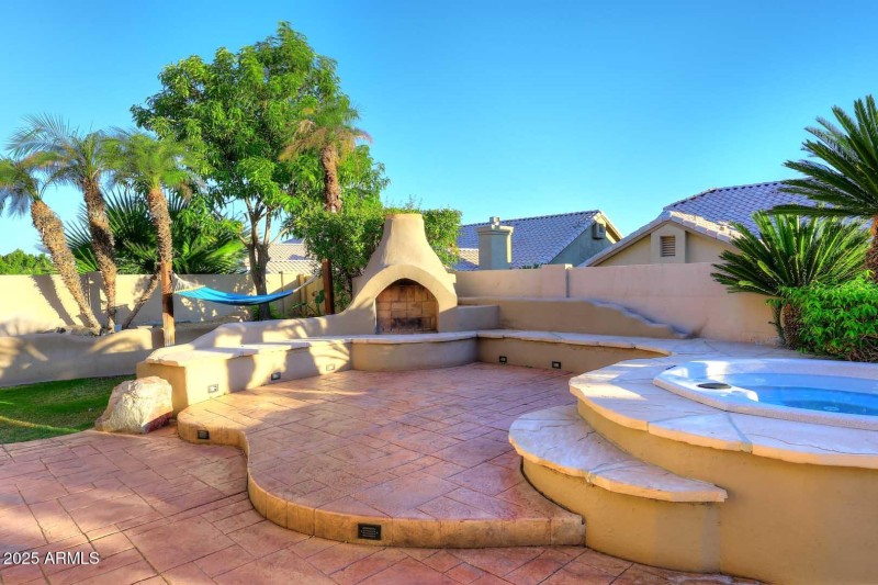 Terrace-Outdoor Fireplace