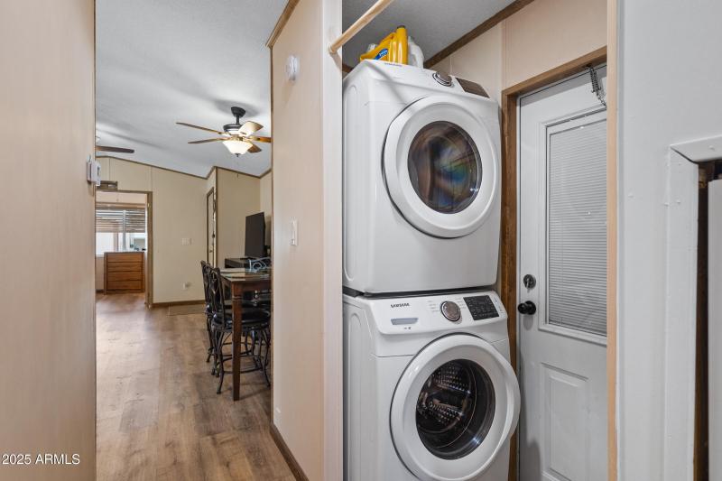 Stacked Interior Laundry