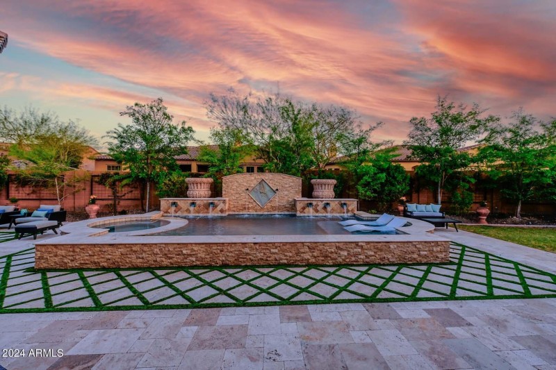 Backyard Sunset-Backyard