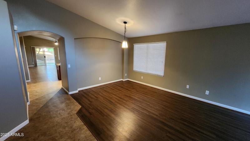 formal dining from entry way
