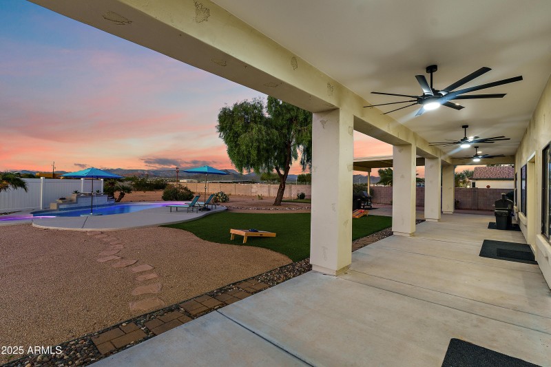 Expansive Patio