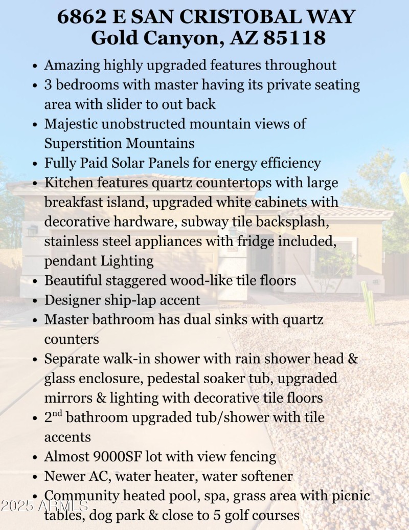 Many Upgrades Throughout