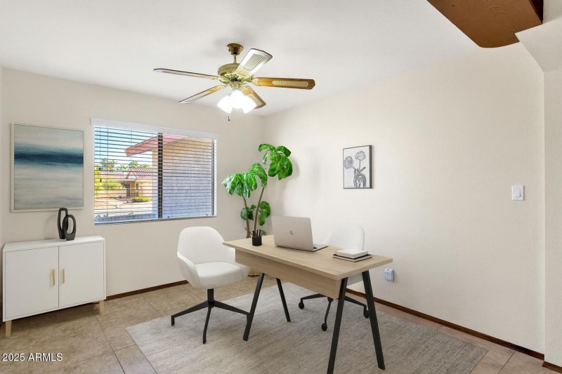 Virtually Staged Office