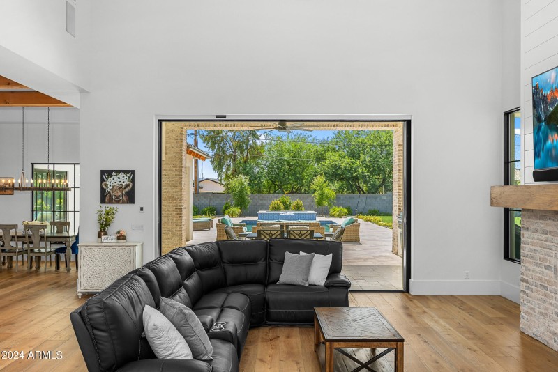 16living room_motorized doors opened