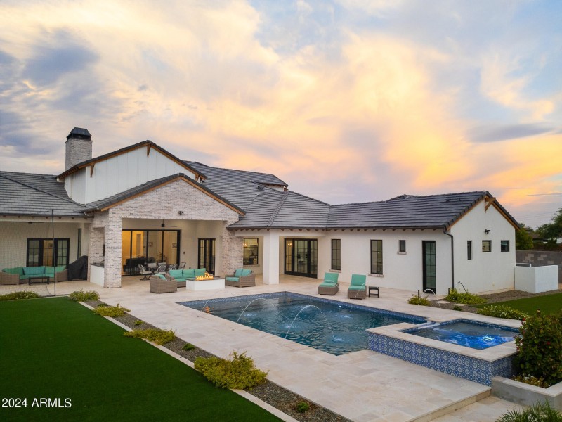 88back yard at sunset_aerial