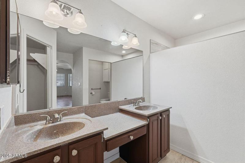 Primary double vanity