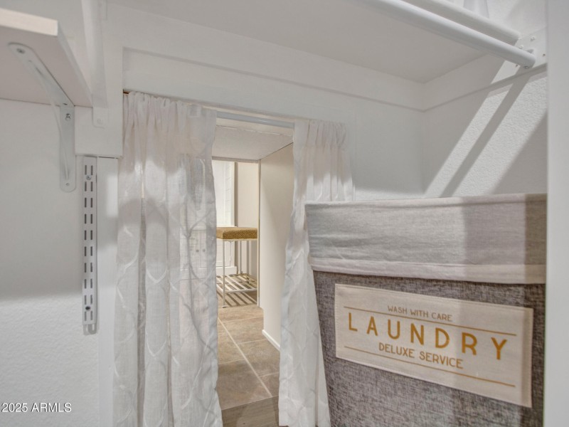 Primary Closet -pass thru to Laundry
