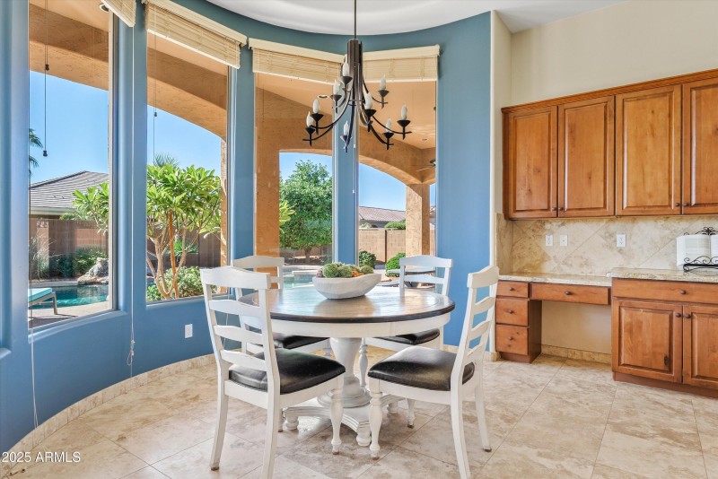 Dining Area Overlooks Pool