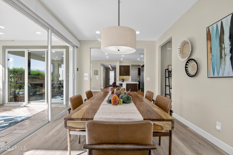 Expanded dining room