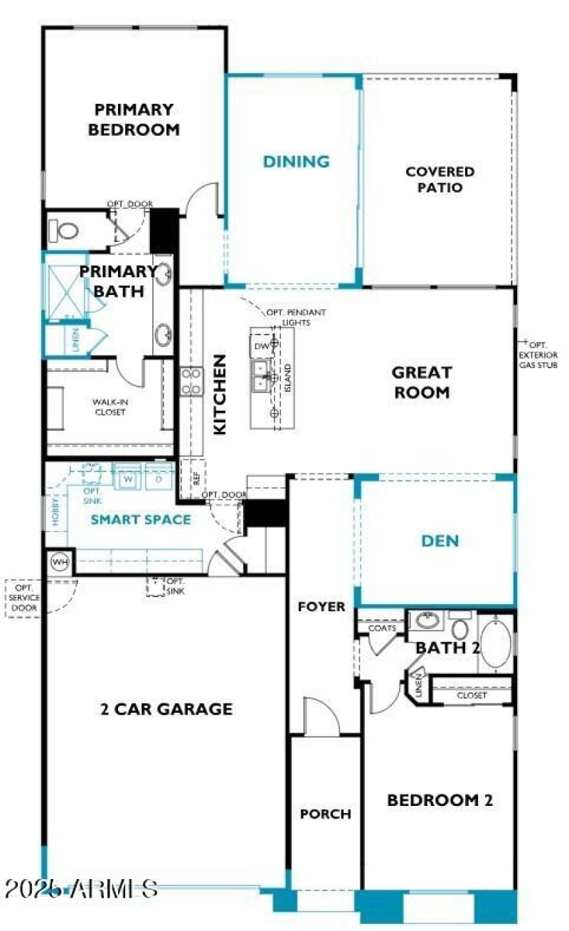 Plan with options no furniture