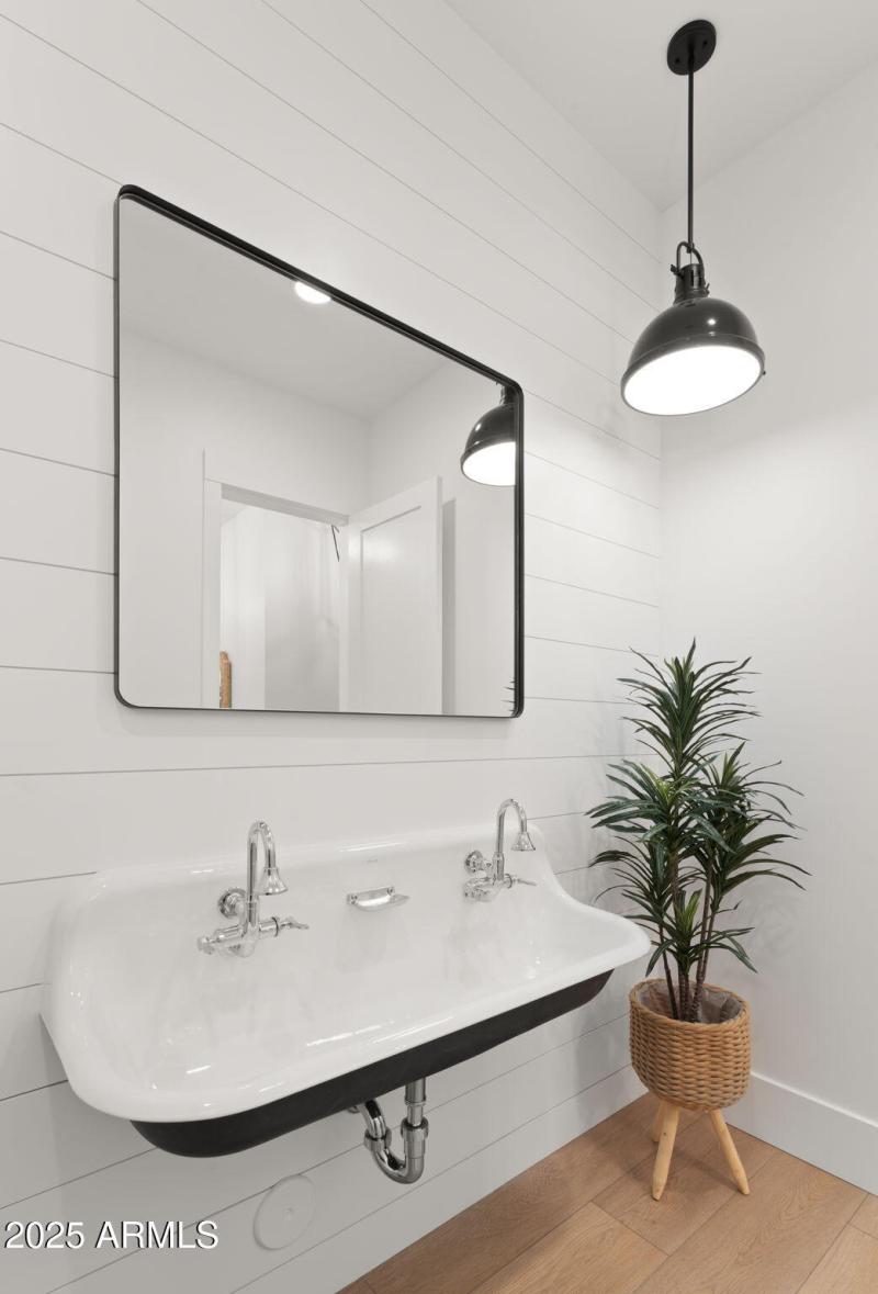 Stylish half bath