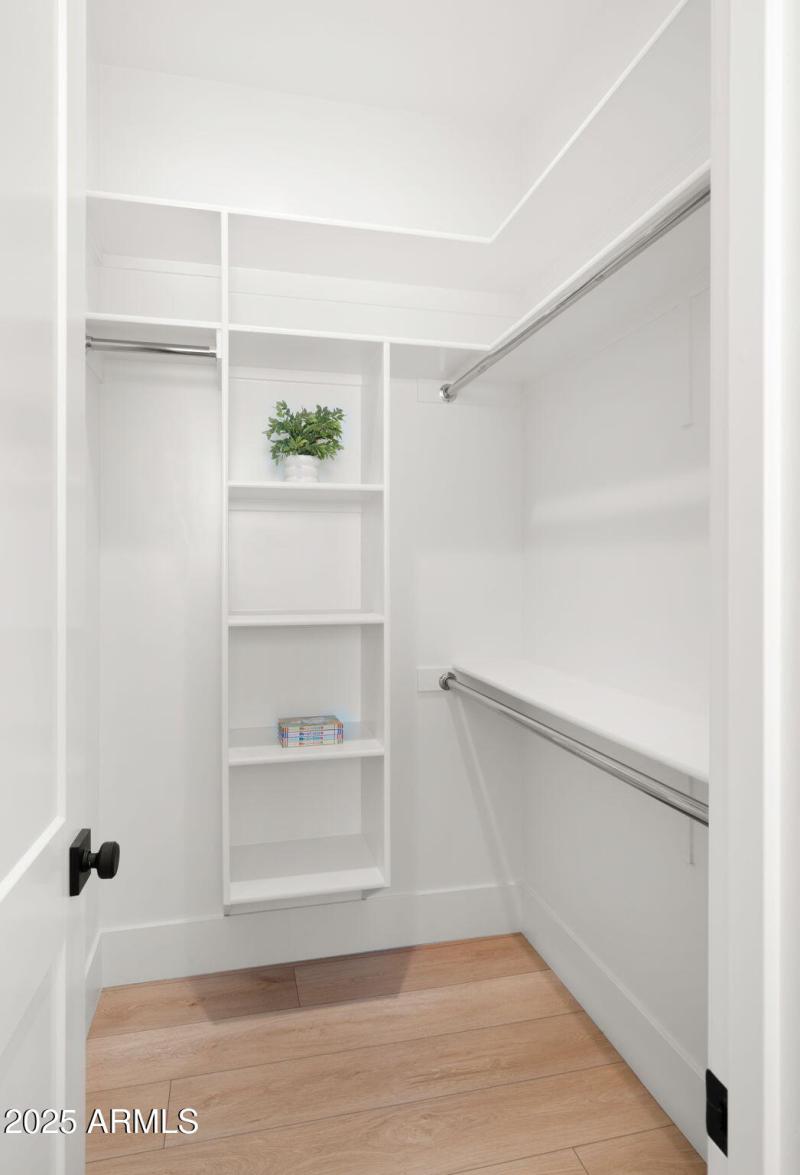 Walk in Closets in every room!