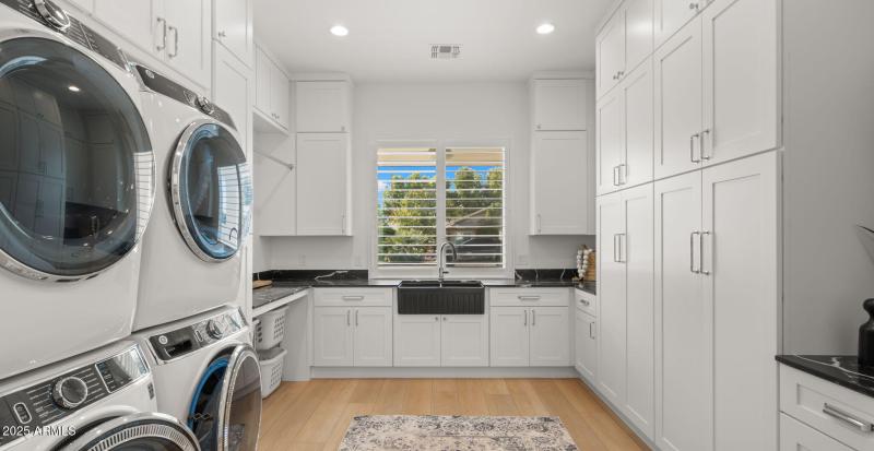 Gorgeous custom laundry space!