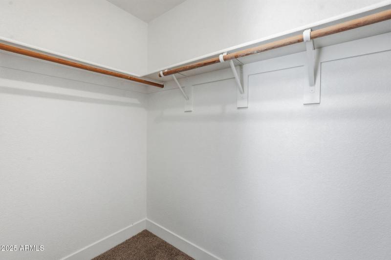 Primary Suite Walkin Closet