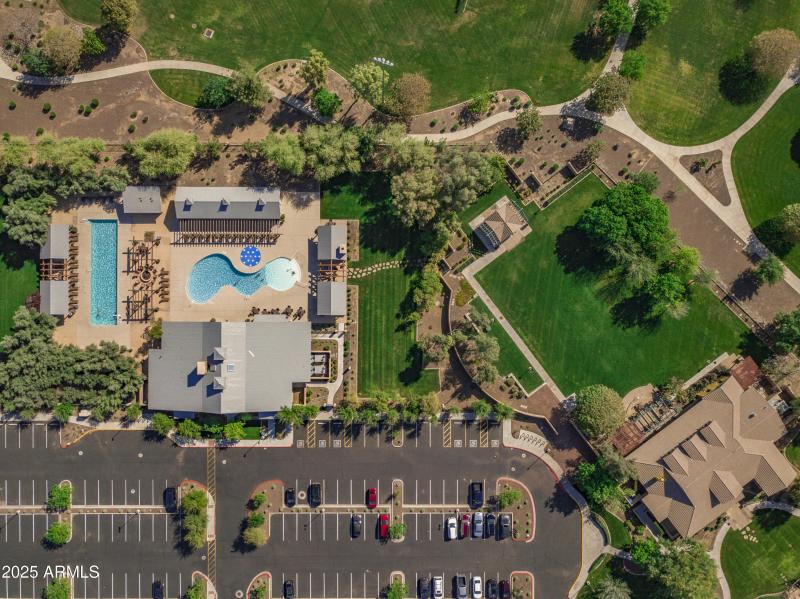 57 Aerial view clubhouse and poolhouse