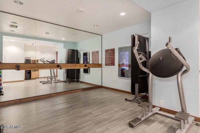 Stretch and Barre Room