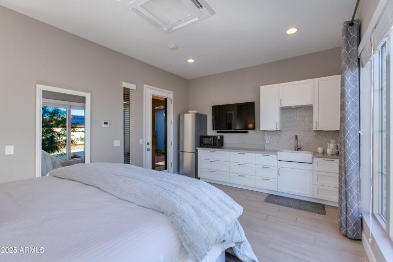 Private entry off courtyard