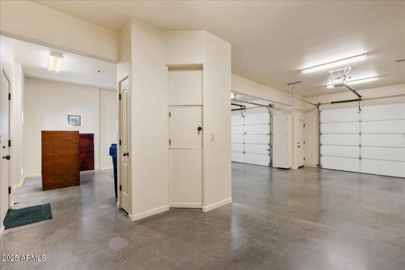 Garage with Dumbwaiter Exit