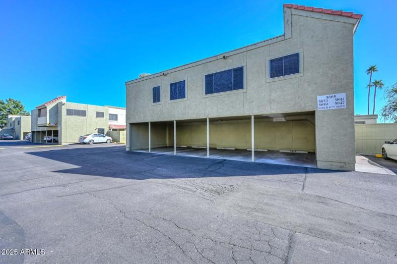 Rear Covered Parking