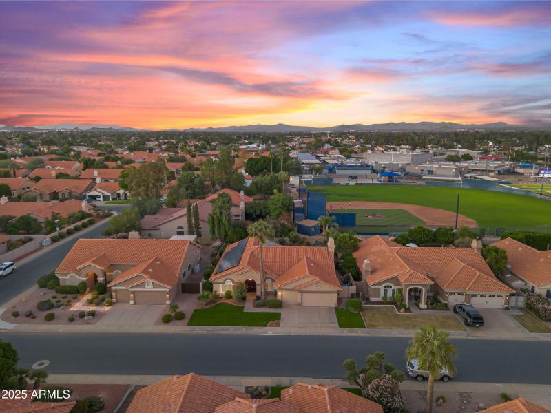 Private backyard not backing homes!