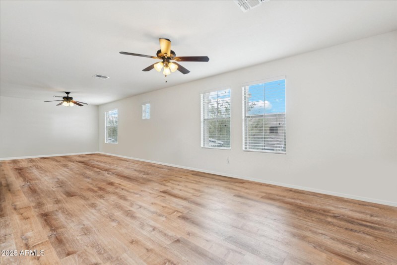 Loft with furniture removed