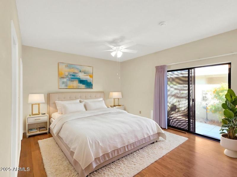 Staged Master Bedroom