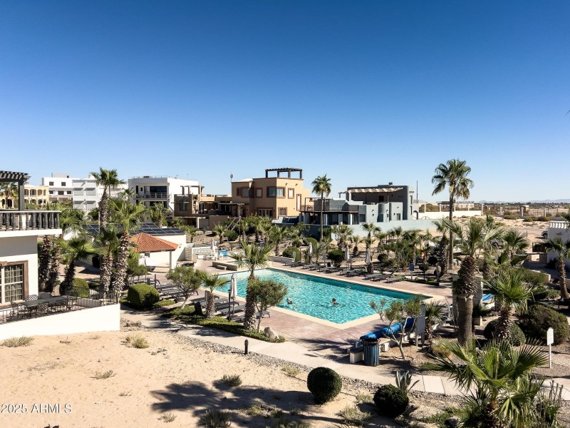 View From Patio to Community Pool