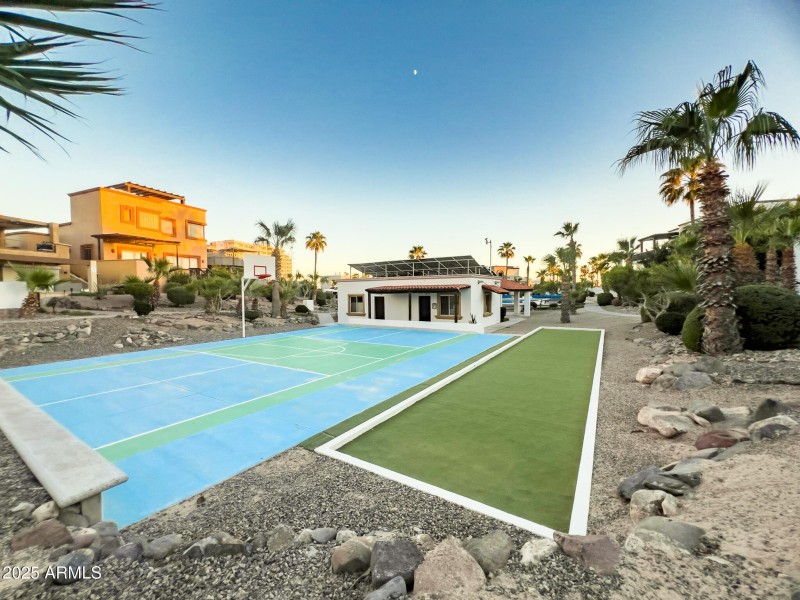 Basketball and Bocce Court