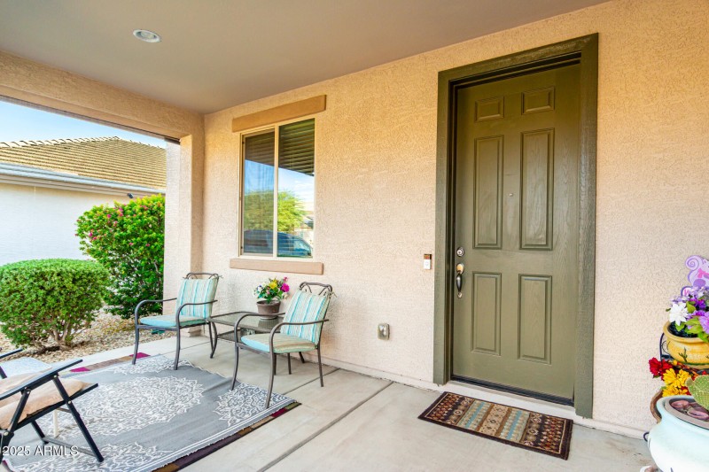 Extended Front Patio