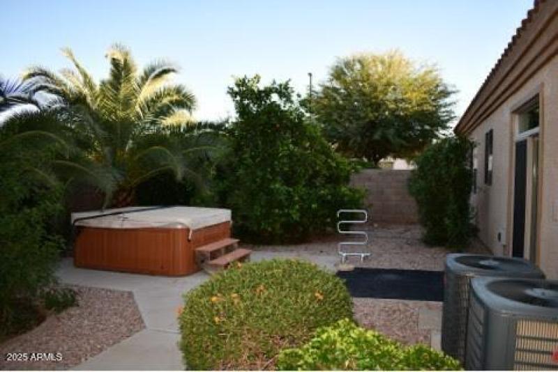 Side Courtyard with patio door access