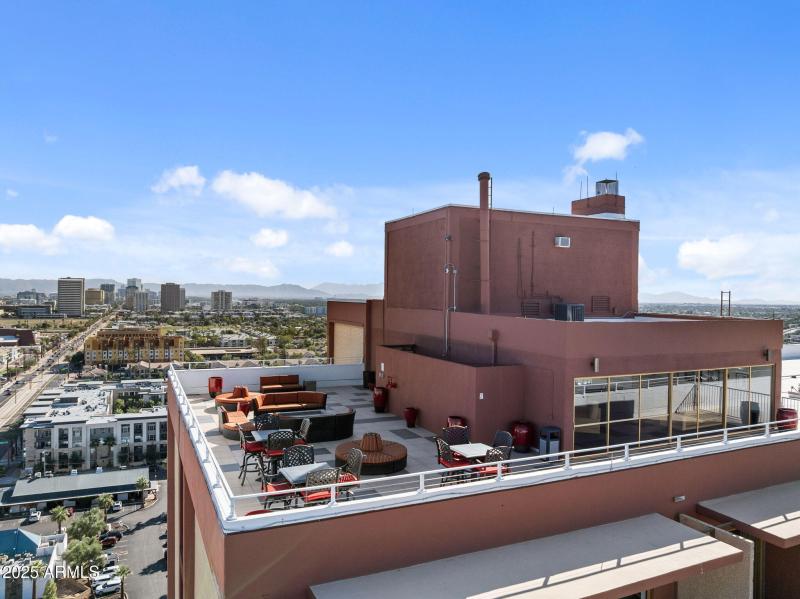 rooftop entertaining