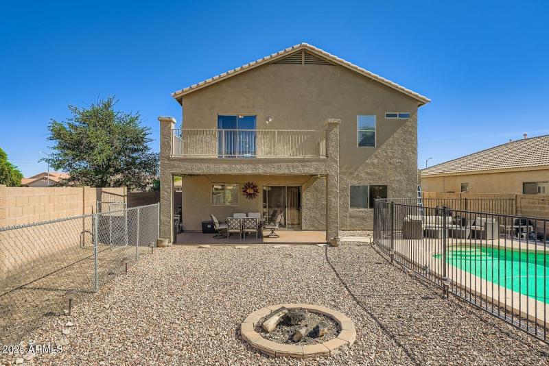 backyard firepit porch
