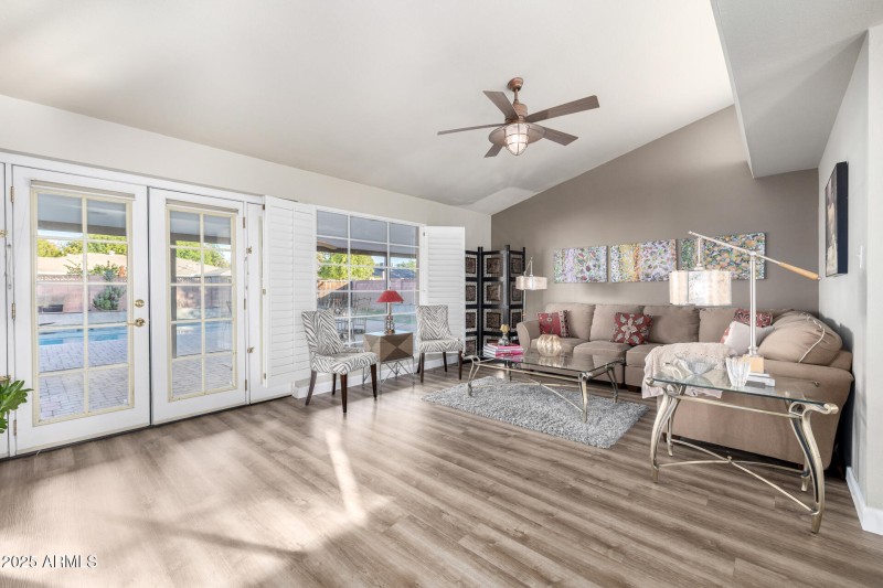 Great Room with French Doors