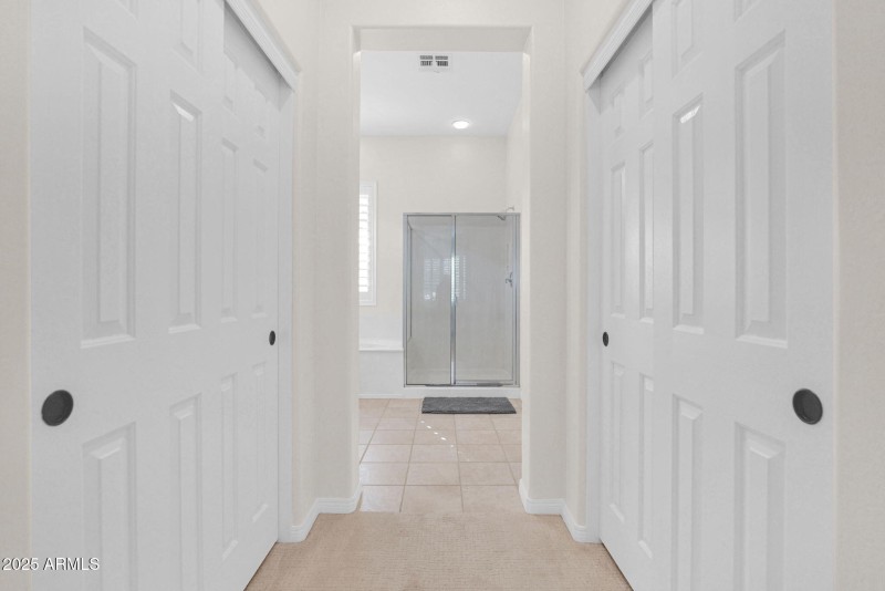 Primary Double Closets