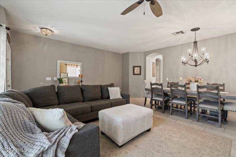 Front Living Room and Formal Dining