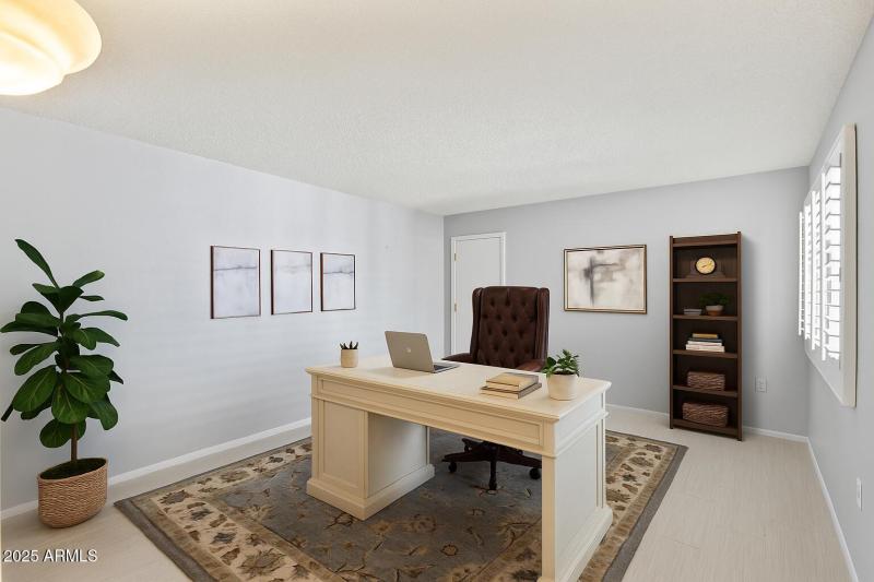 VIRTUALLY STAGED GUEST BEDROOM