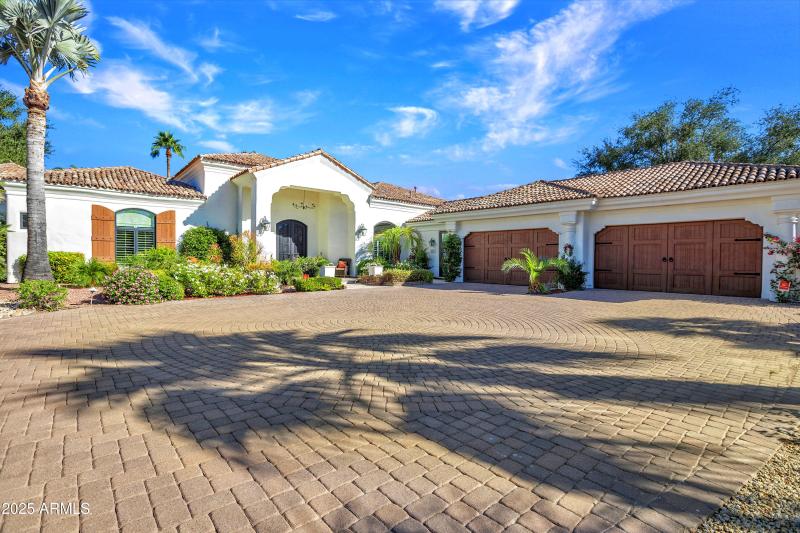 Entry & 4 Car Garage