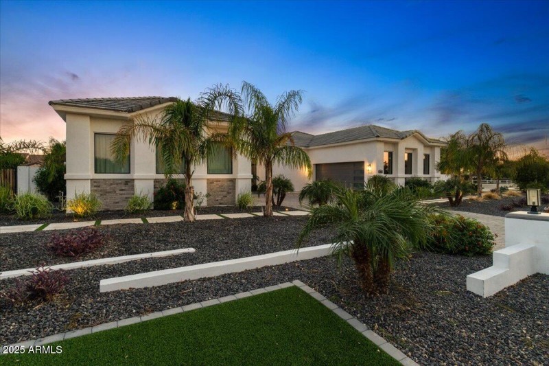 002-Front of home twilight