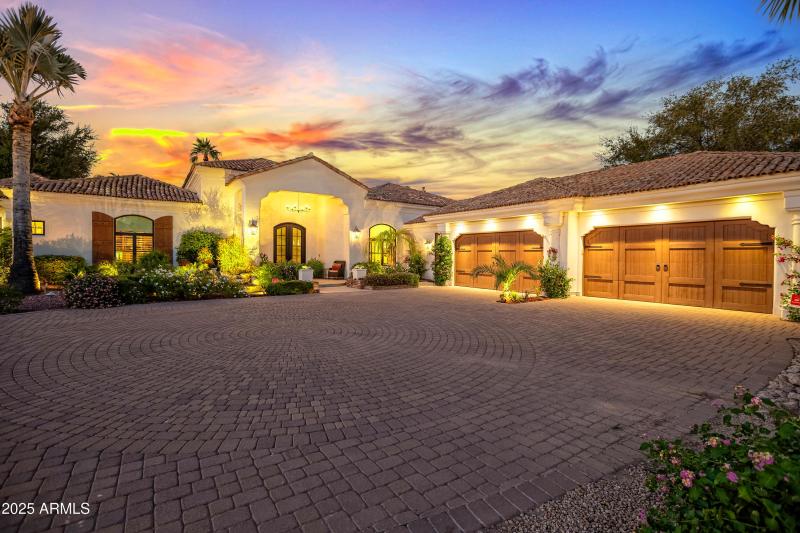 Entry & 4 Car Garage