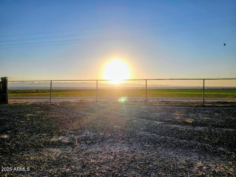 Sunrise from backyard