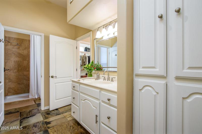 Refreshed Bathroom Cabinetry