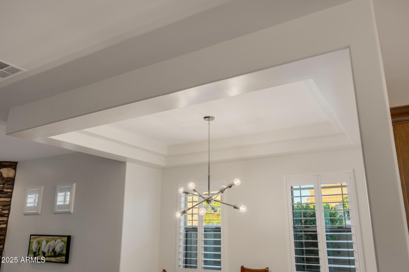 Coffered ceiling