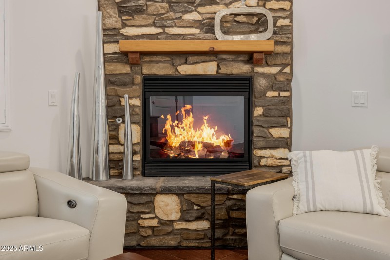 Gas fireplace